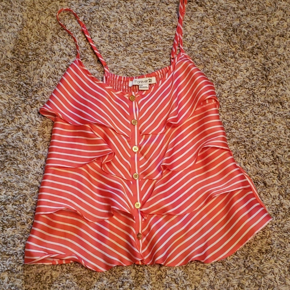 Forever 21 Striped Tank Top